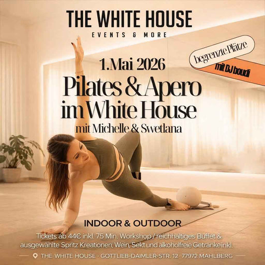 Pilates und Apero im White House im Mahlberg